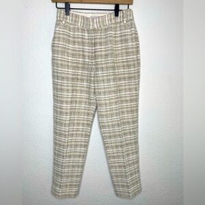 Something Navy pants plaid sz 6 plaid